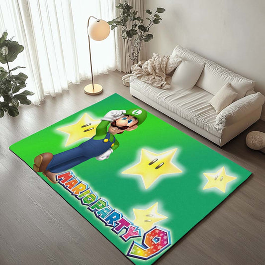 Luigi Mario Party Super Mario Rug