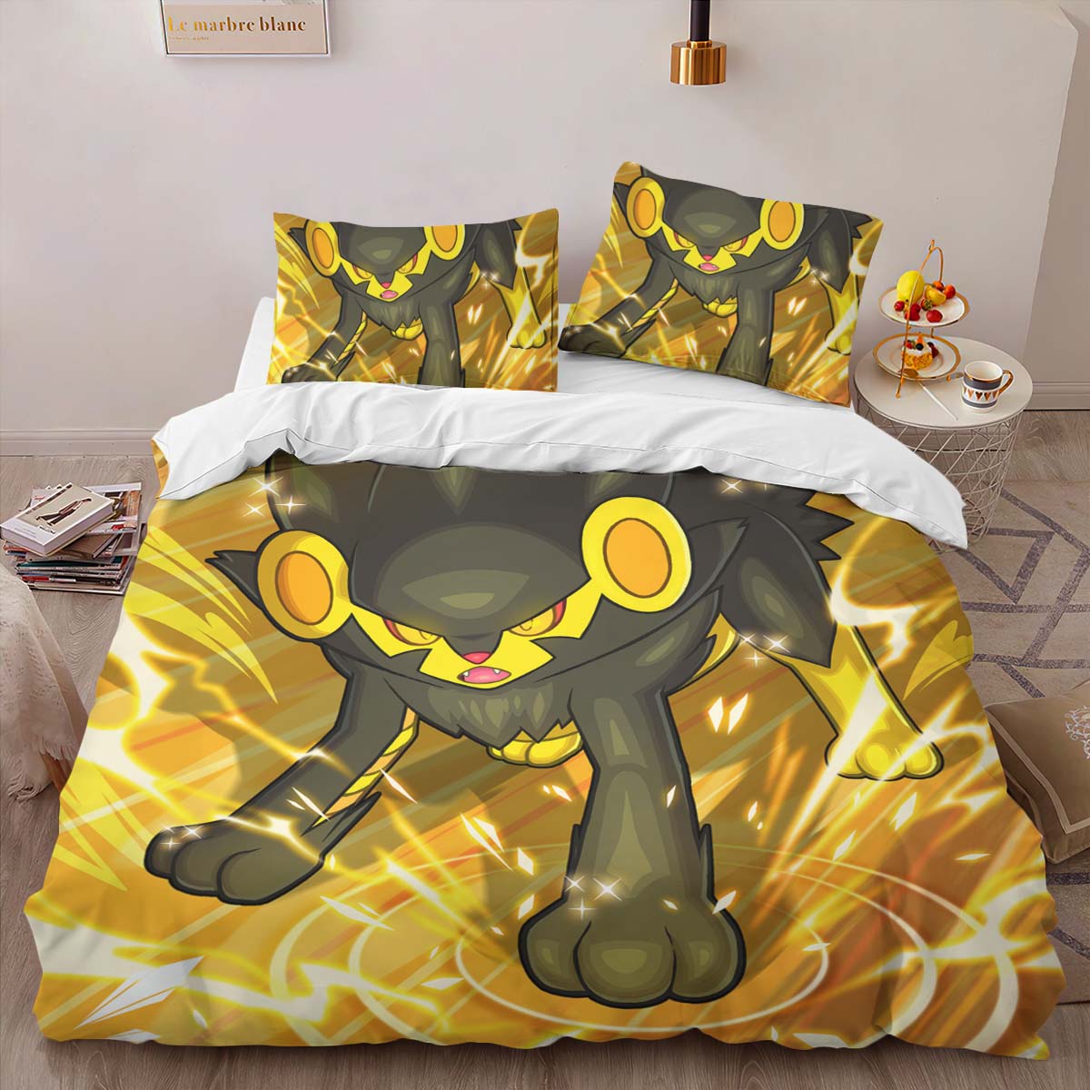 Luxray Pokemon 10 Duvet Cover 2