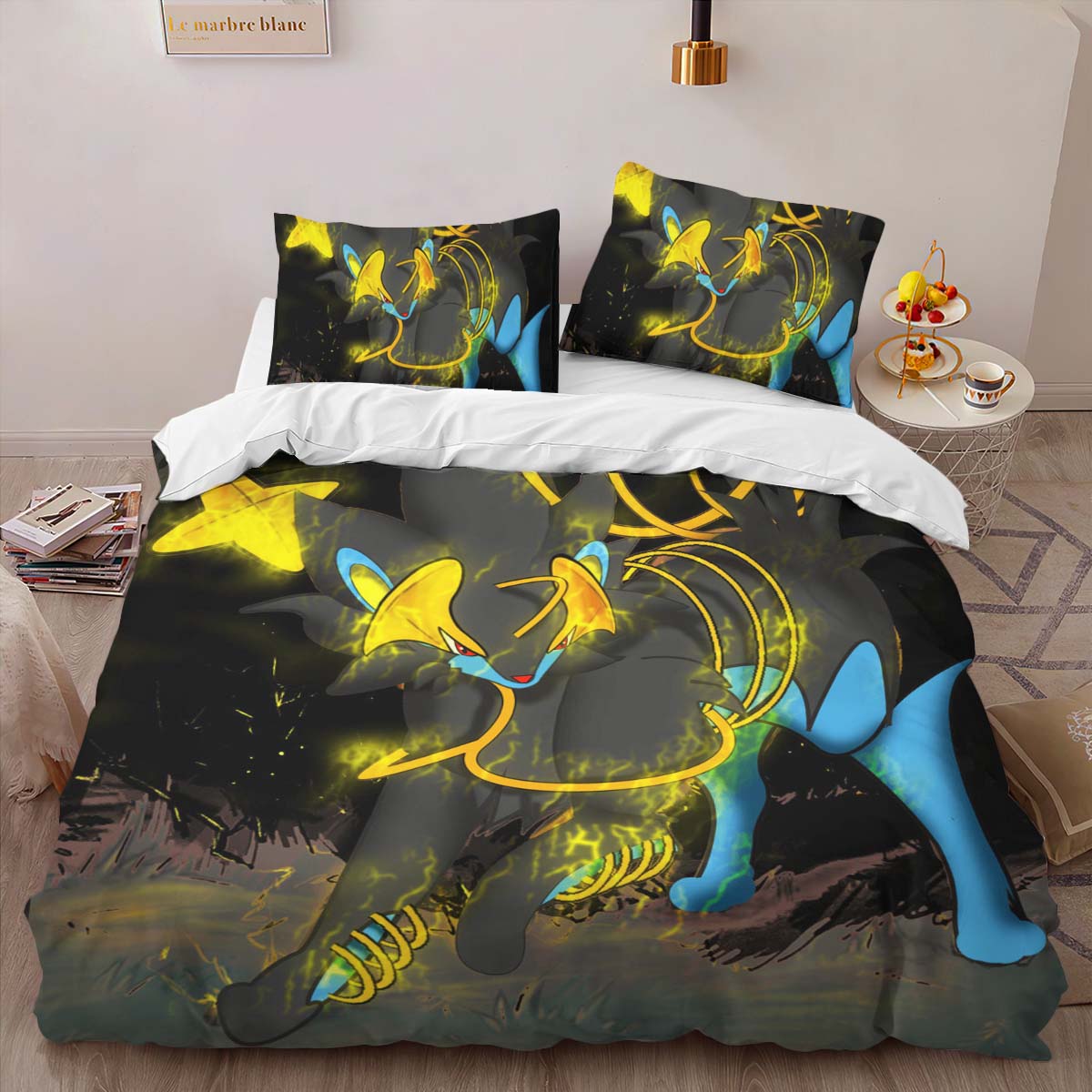Luxray Pokemon Duvet Cover 2