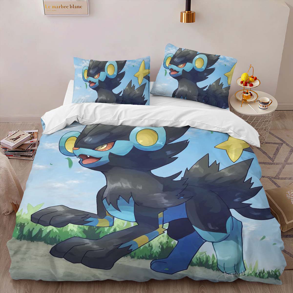 Luxray Pokemon 3 Duvet Cover 2
