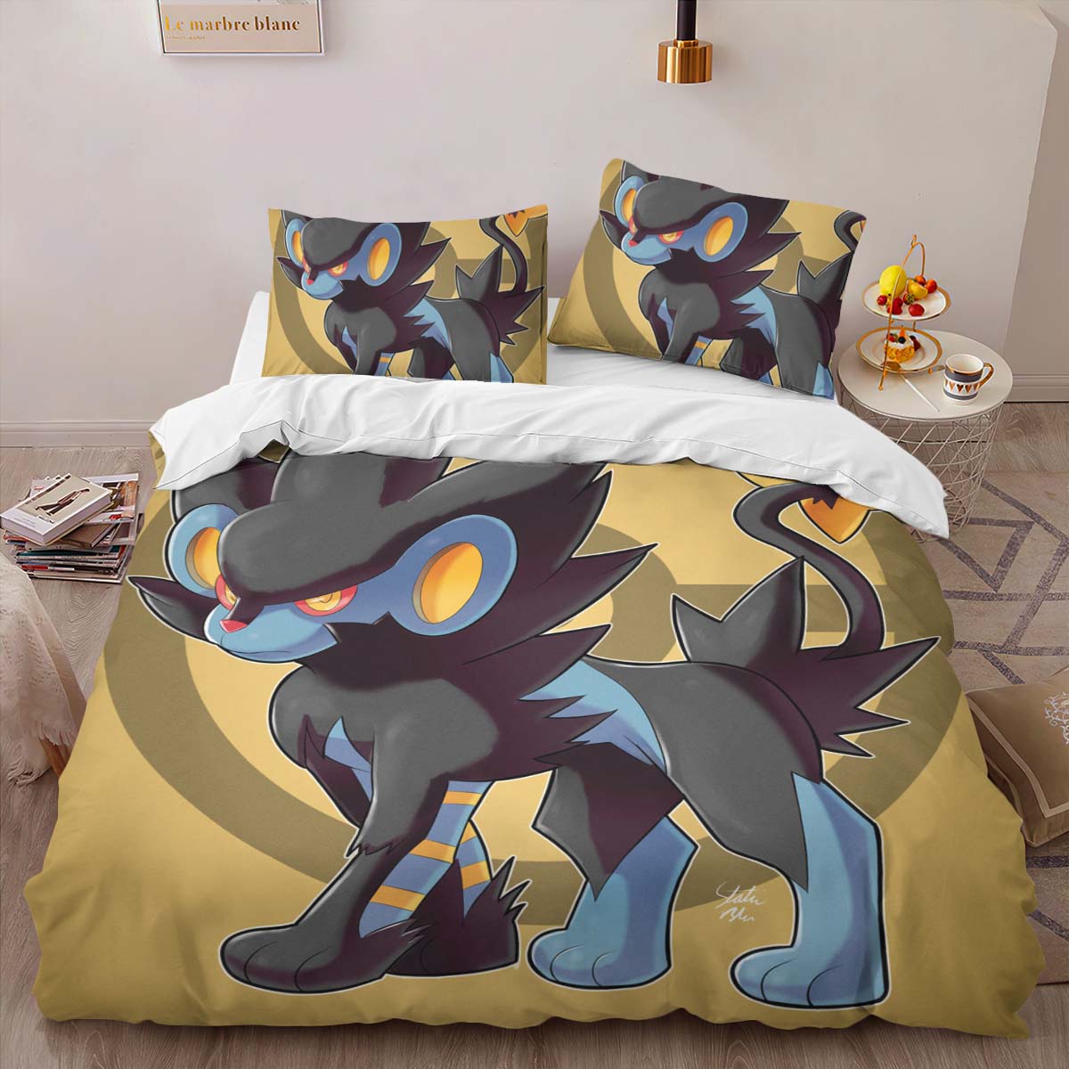 Luxray Pokemon 5 Duvet Cover 2