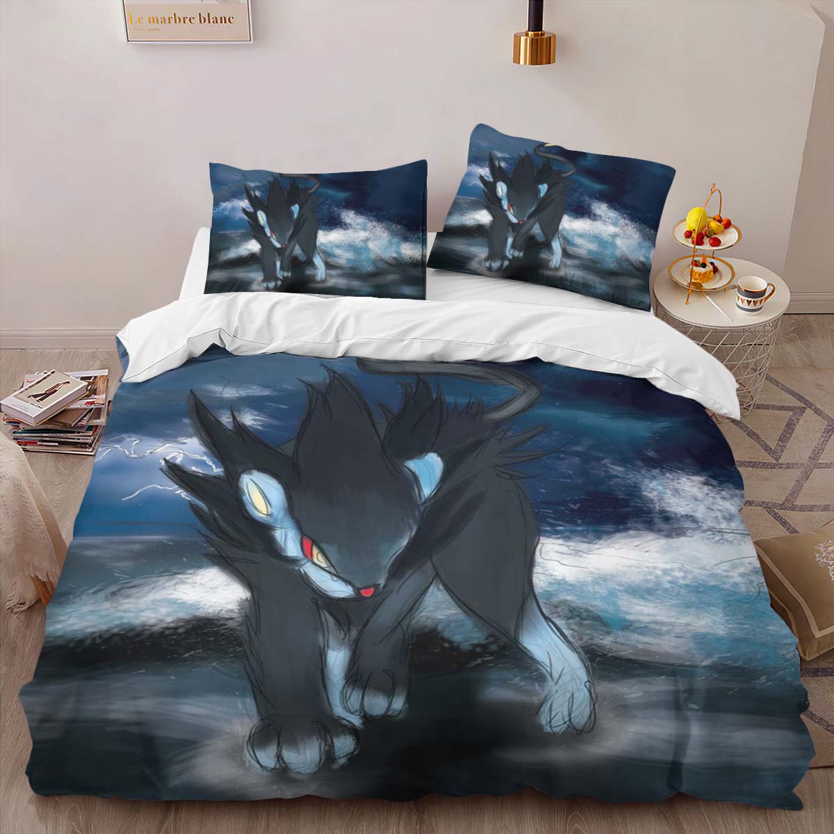 Luxray Pokemon 6 Duvet Cover 2
