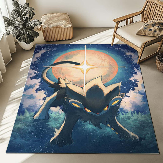 Luxray Pokemon 8 Rug