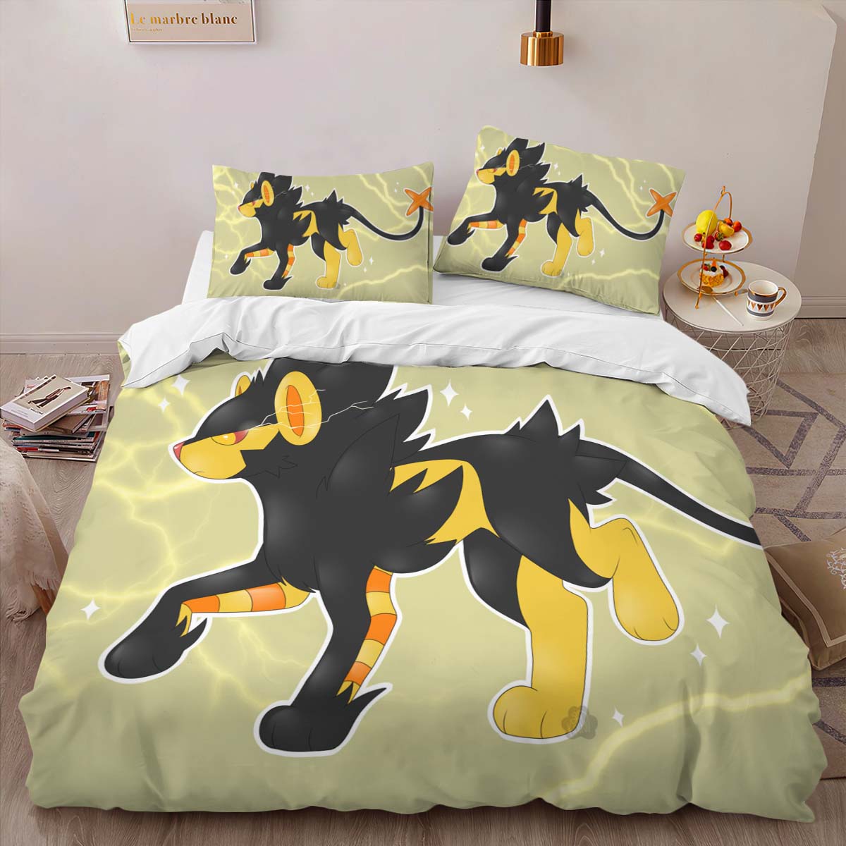 Luxray Pokemon 9 Duvet Cover 2