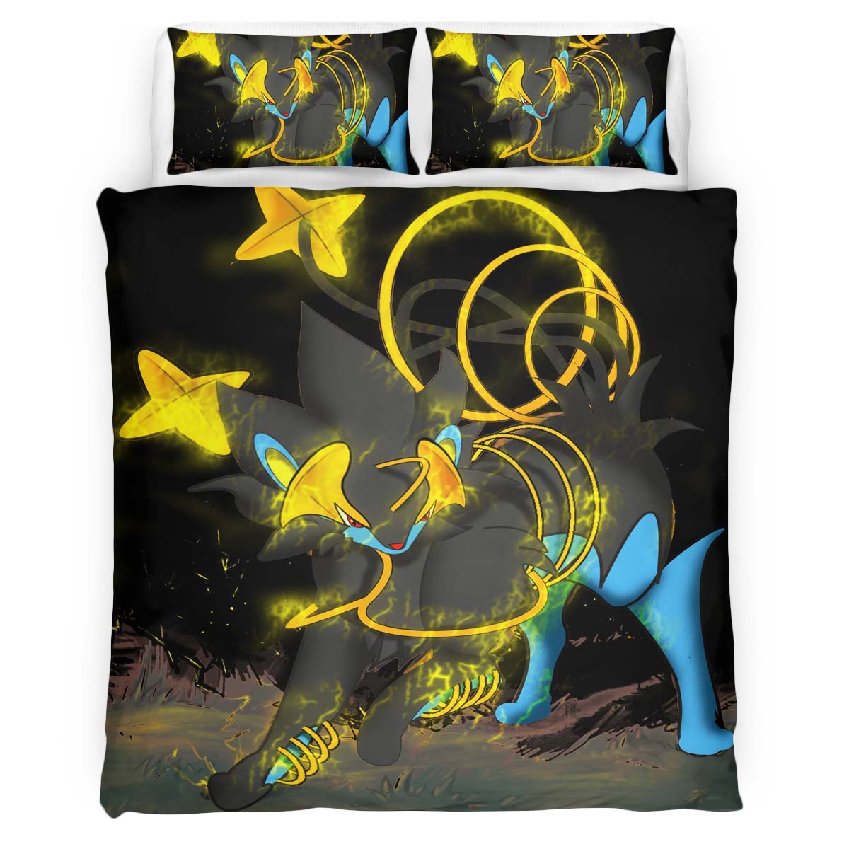 Luxray Pokemon Duvet Cover