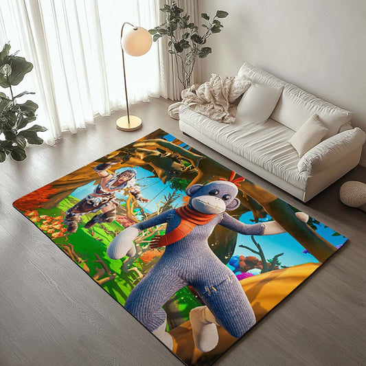 MYSTICAL FOREST DEATHRUN Monk Fortnite Rug