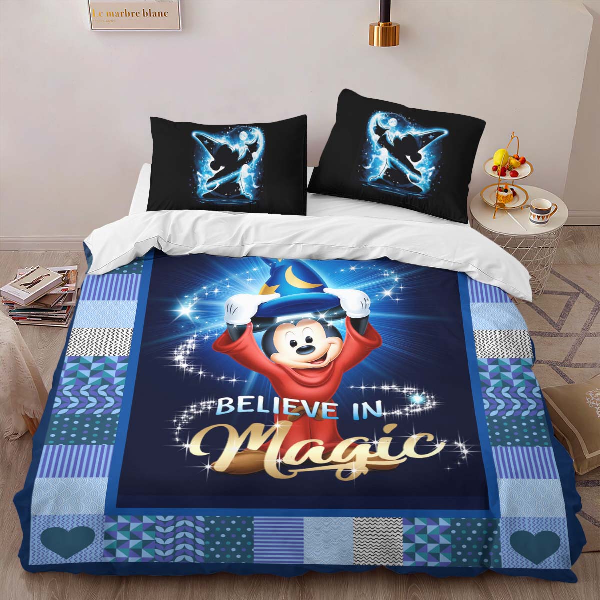 Magician Mickey Believe In Magic Duvet Cover 2