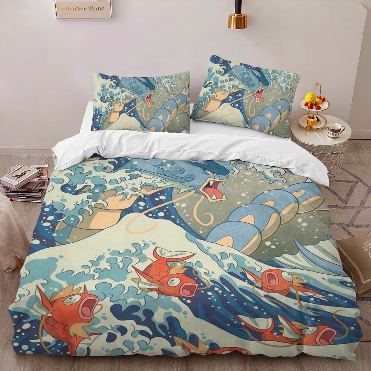 Magikarp And Gyarados Pokemon 2 Duvet Cover 2