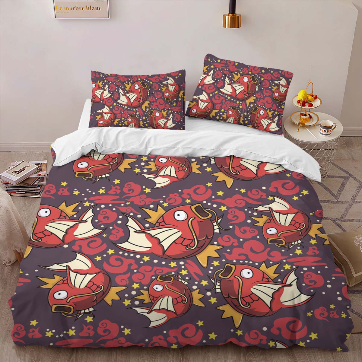 Magikarp Shiny Water Pokemon Duvet Cover 2