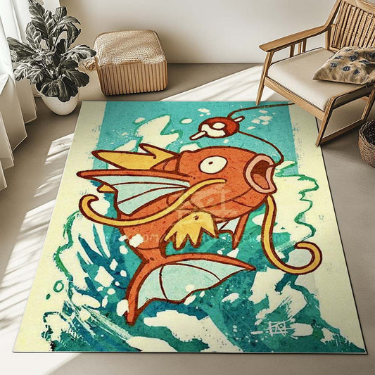 Magikarp Shiny Water Pokemon 2 Rug