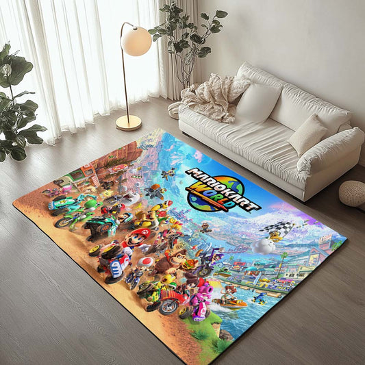 Mario Kart World Rug