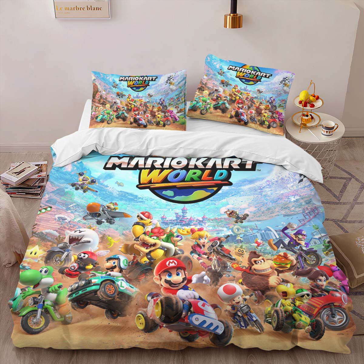 Mario Kart World Duvet Cover 2