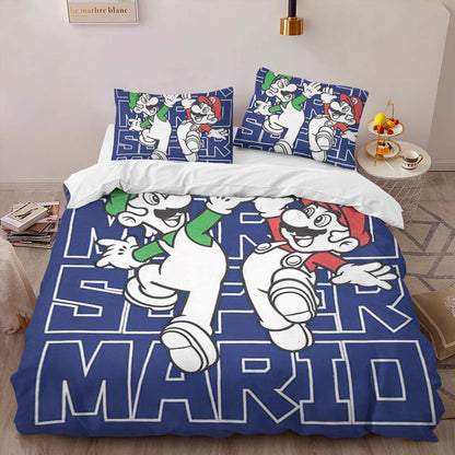 Mario and Luigi Super Mario 5 Duvet Cover 2
