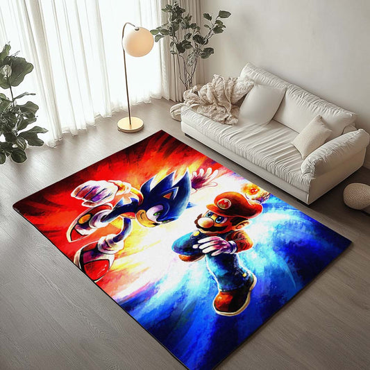 Mario and Sonic 1 Rug