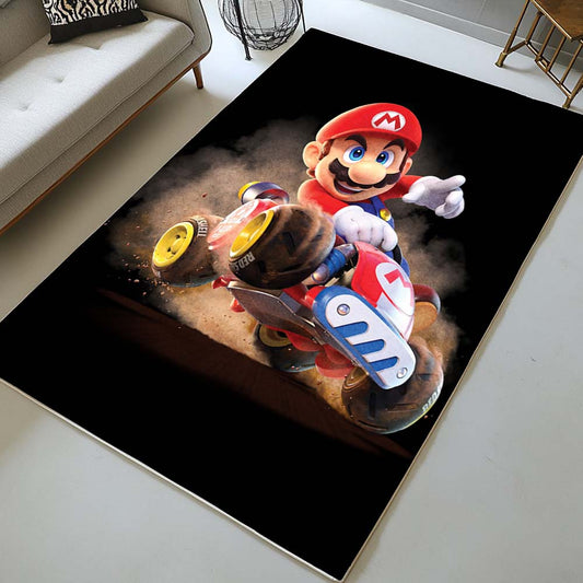 Mario in Mario Kart World 2 Rug