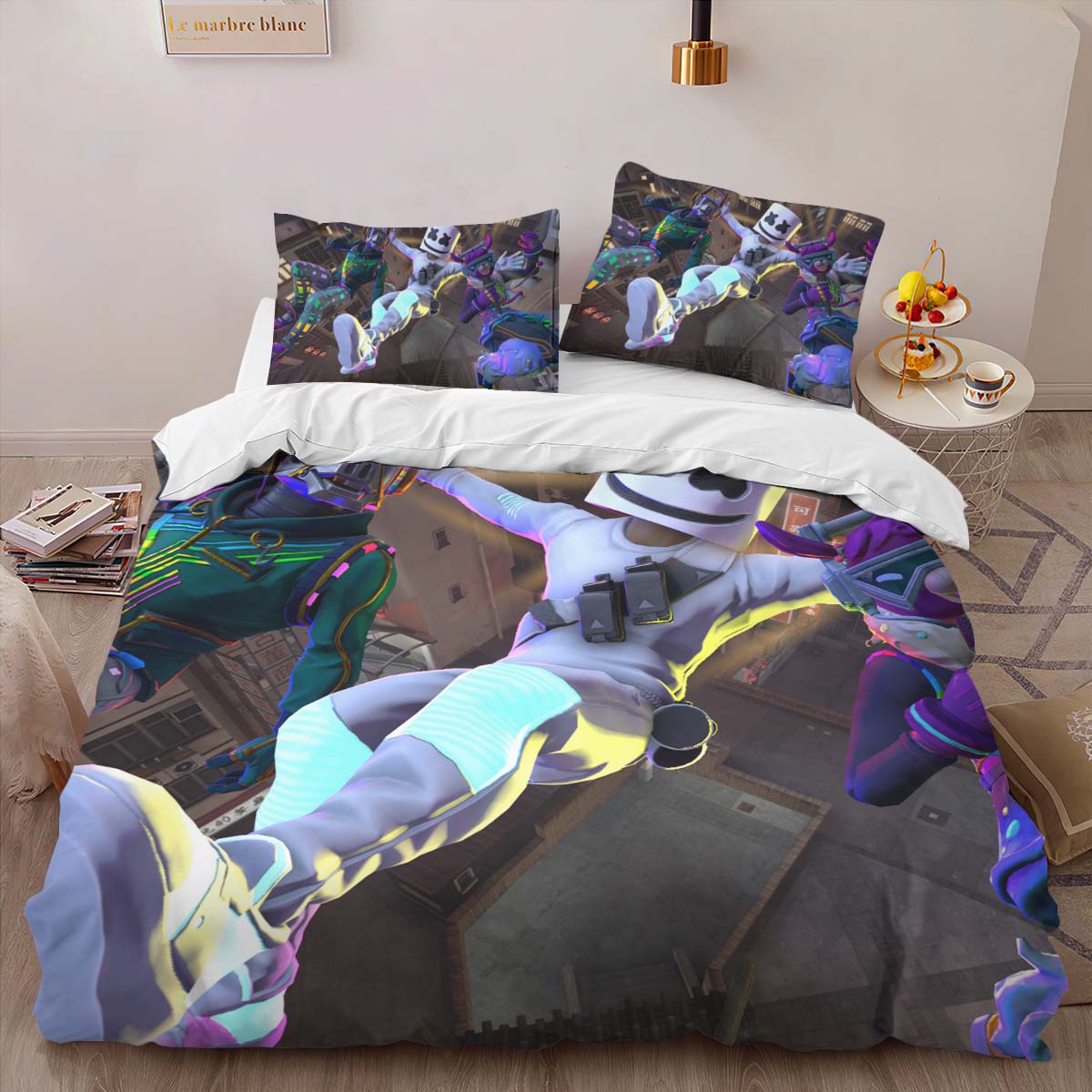 Marshmello Icon Series Fortnite Duvet Cover 2