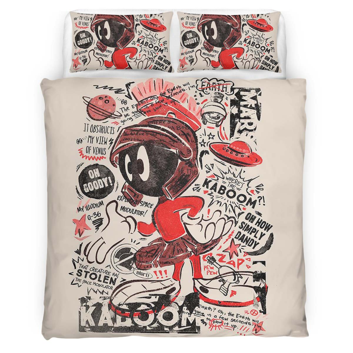 Marvin the Martian Looney Tunes 01 Duvet Cover