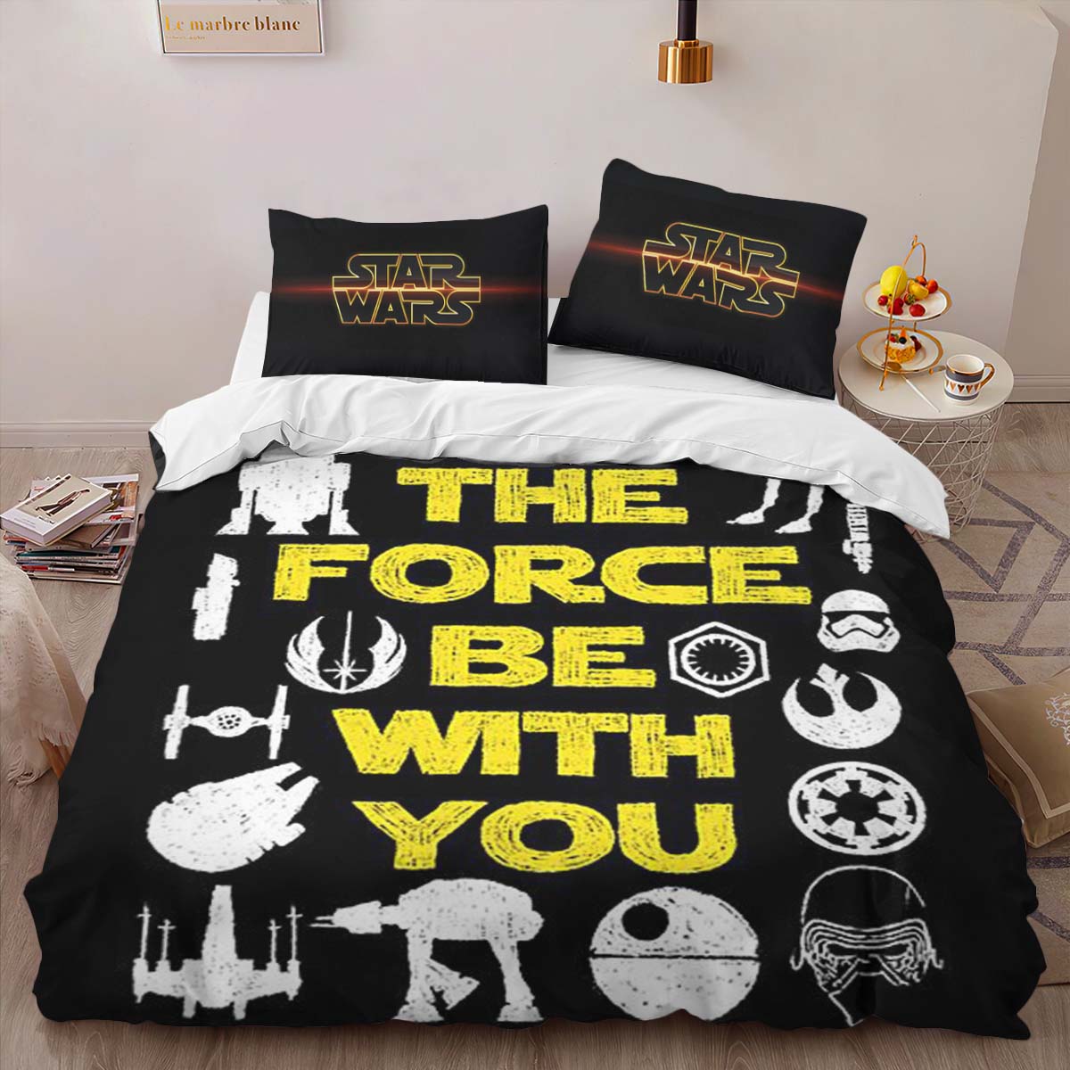 May The Force Be With You Star Wars Icon Duvet Cover 2