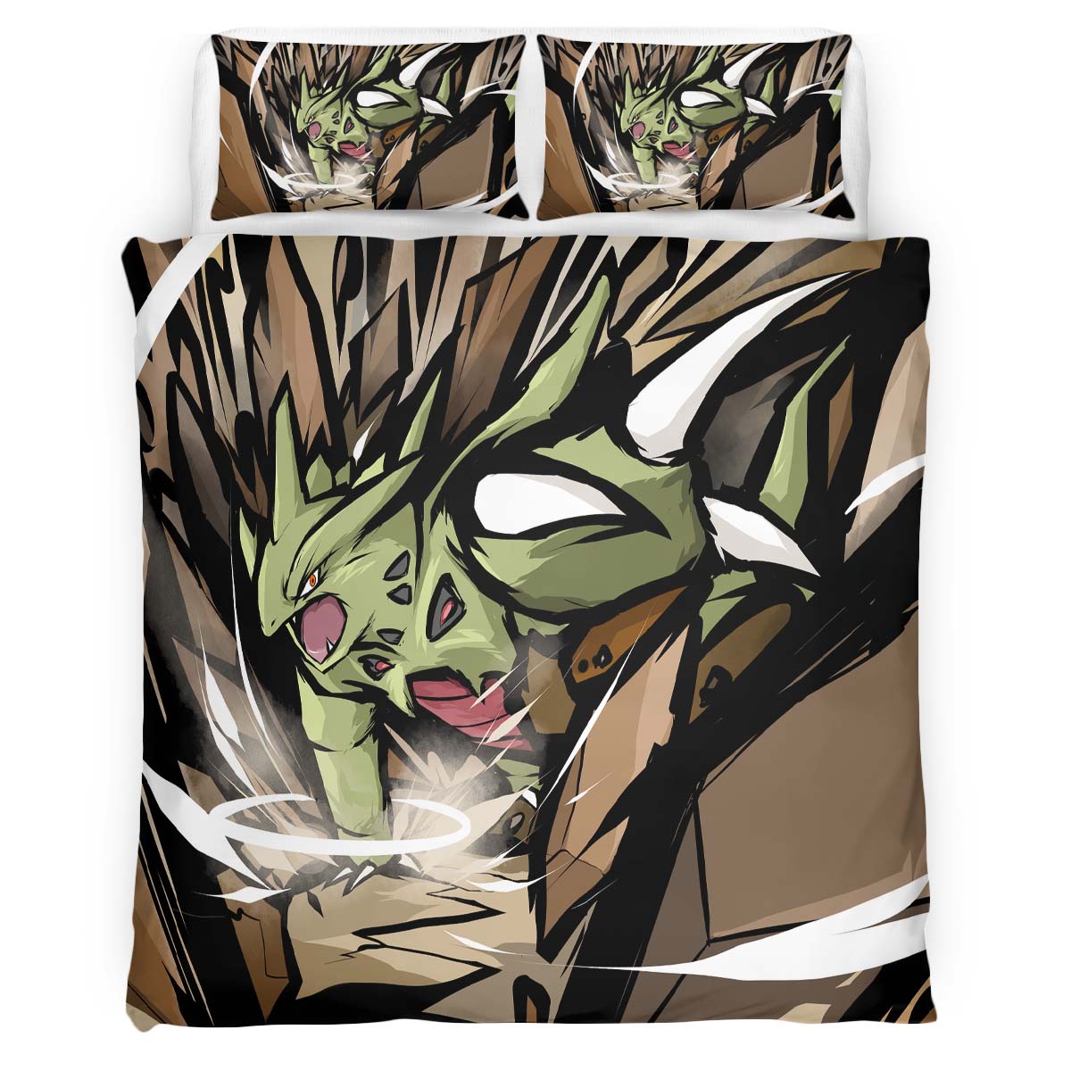 Mega Tyranitar Pokemon Duvet Cover