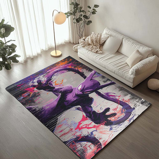 Mewtwo Pokemon 13 Rug