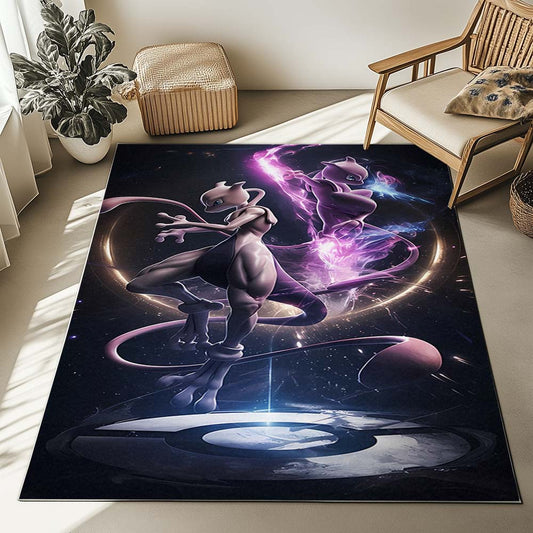 Mewtwo Pokemon 17 Rug