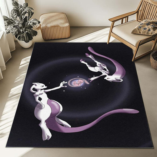 Mewtwo Pokemon 8 Rug