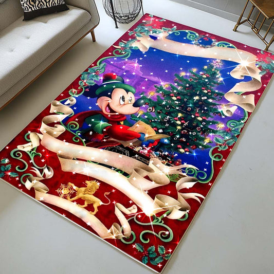 Mickey Mouse Christmas Rug
