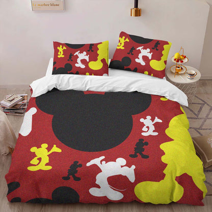 Mickey Mouse Silhouette Duvet Cover 2