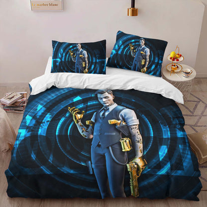 Midas Fortnite New Skin Attract Duvet Cover 2
