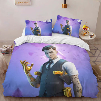Midas Fortnite Skin 02 Duvet Cover 2