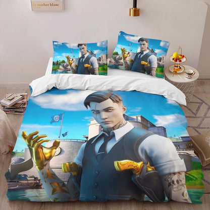 Midas New Skin Fortnite Duvet Cover 2