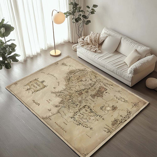 Middle Earth Map Of The Lord Of The Rings 2 Rug