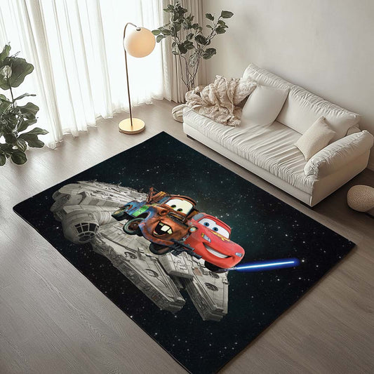Millennium Facon Lightning McQueen and Mater Rug