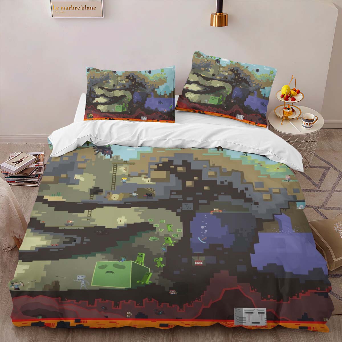 Minecraft All Blocks Duvet Cover 2