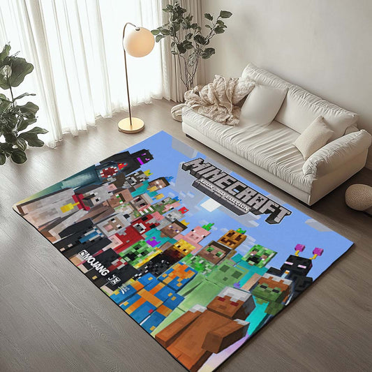 Minecraft All Characters allies in the game 2 Rug