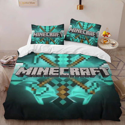 Minecraft Basic tools Duvet Cover 2
