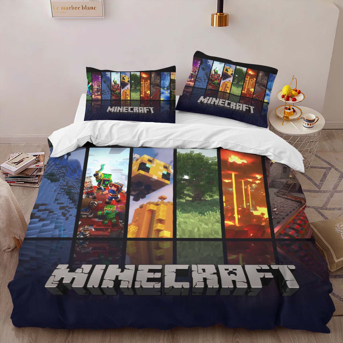 Minecraft Biomes Duvet Cover 2