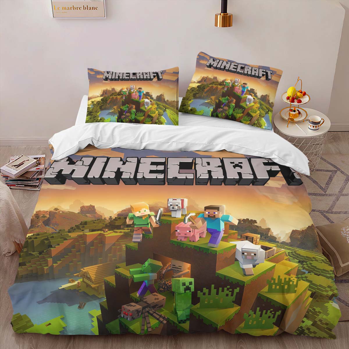 Minecraft Characters 1005 Duvet Cover 2