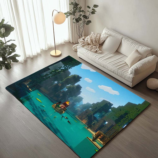 Minecraft Characters 24 Rug