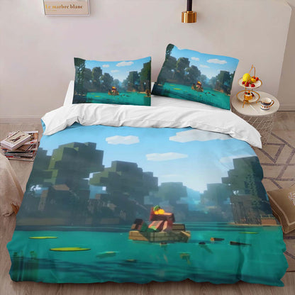 Minecraft Characters 24 Duvet Cover 2
