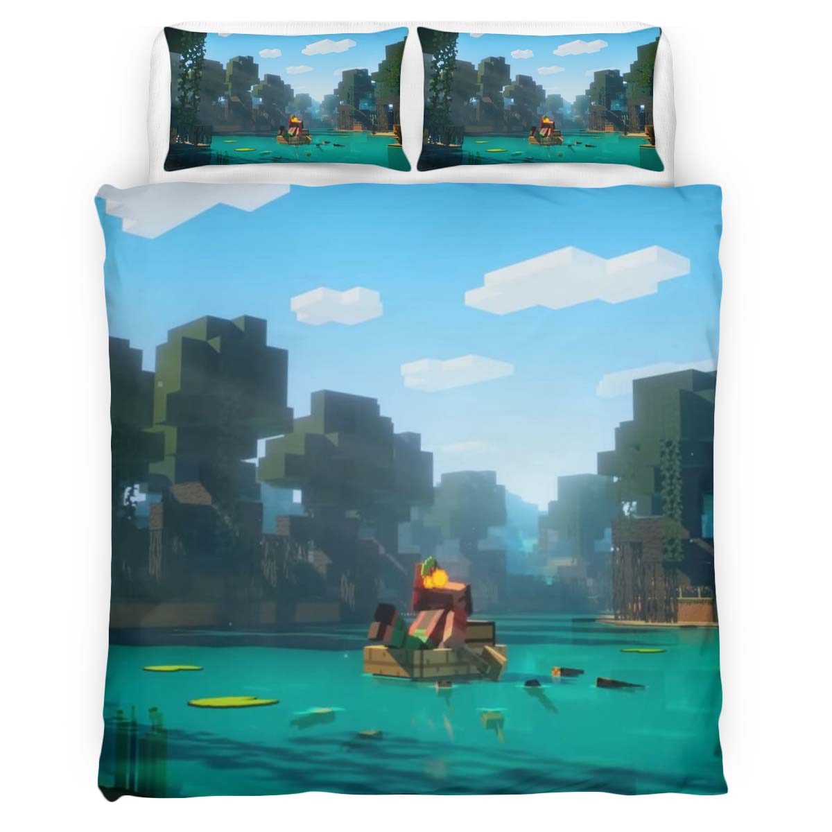 Minecraft Characters 24 Duvet Cover