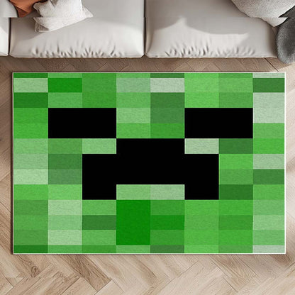 Minecraft Creeper Video Game Carpet Area Rugs Rug 2