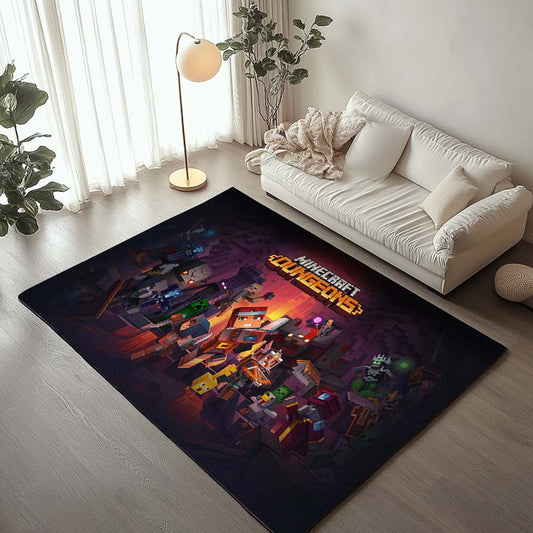 Minecraft Dungeons All Characters Rug