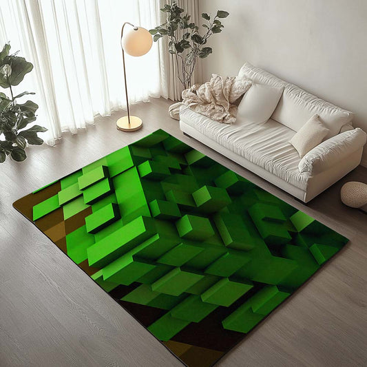 Minecraft Grass block 2 Rug