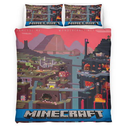 Minecraft Samcube Duvet Cover