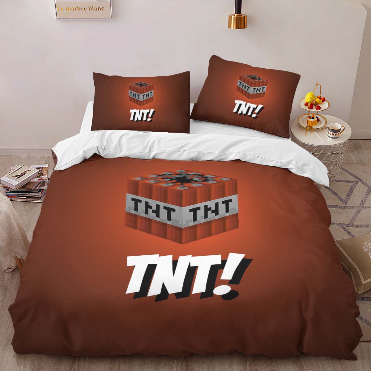 Minecraft TNT Duvet Cover 2