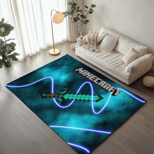 Minecraft Weapon Sword Diamond 1001 Rug