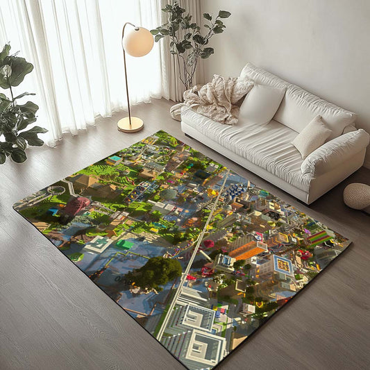 Minecraft World 1 Rug