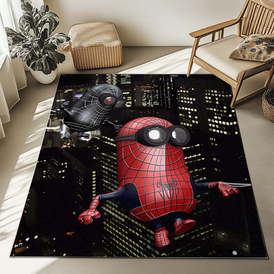 Minion Spider-man Rug