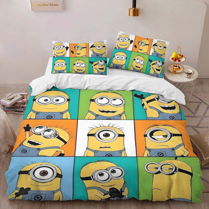 Minions Character Expressions Duvet Cover 2